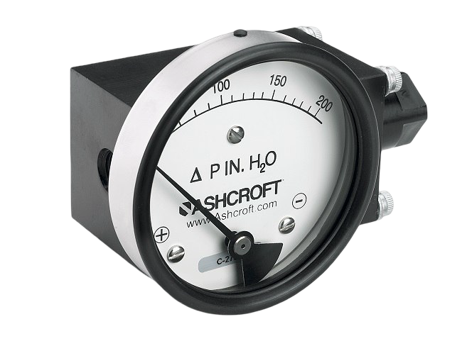No migration differential pressure gauge